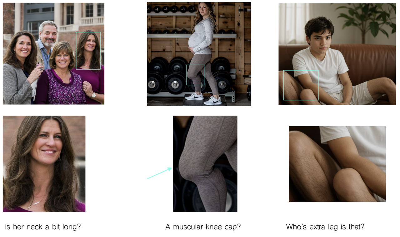 AI生成画像の欠点：人間の手足の不整合