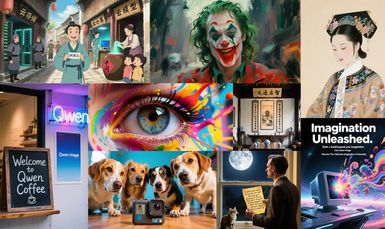 Qwen-Image generated images