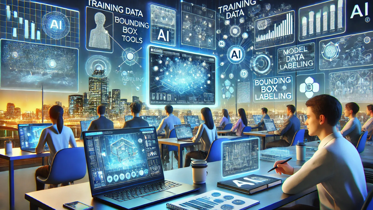 
    Data annotation teams working with AI-powered tools
  