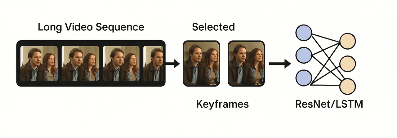 Flow of AI-driven video summarization
Flow of AI-driven video summarization