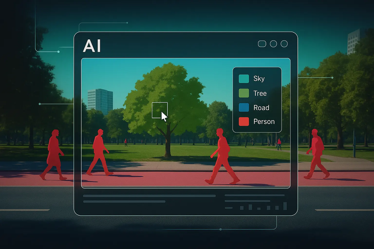 
    Semantic image segmentation
  