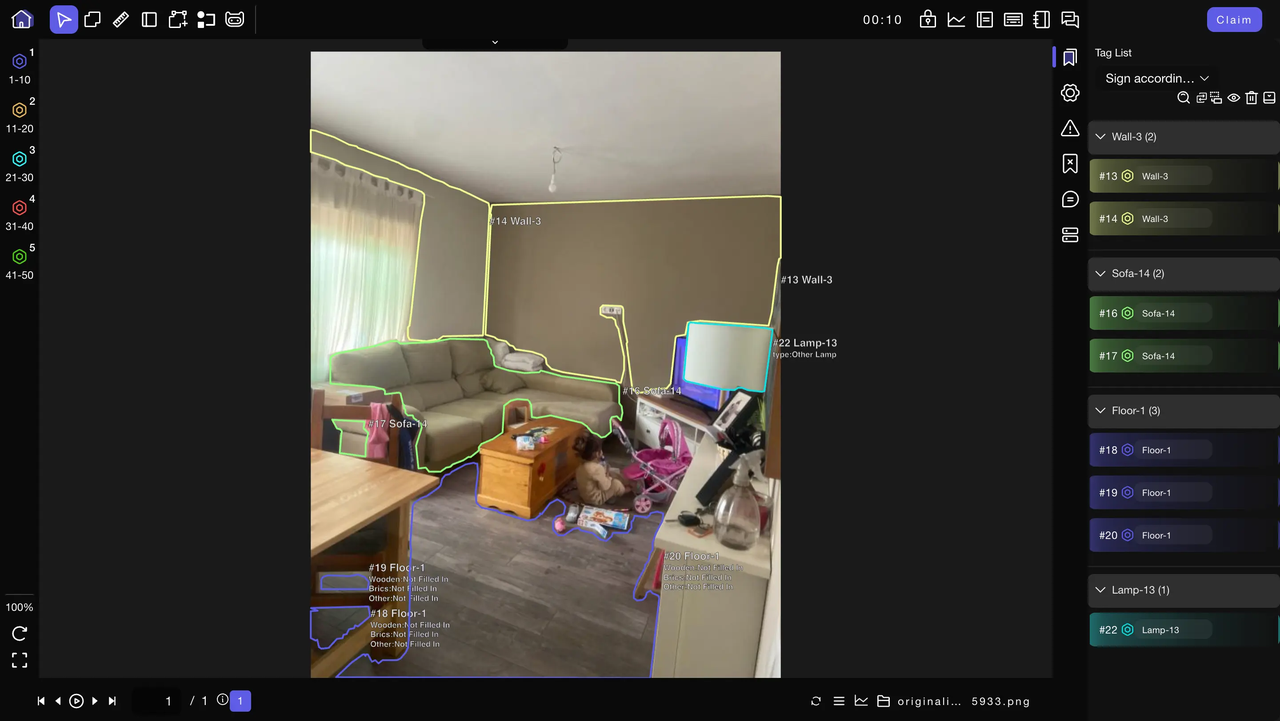 
    2D semantic segmentation - Abaka Forge Platform
  