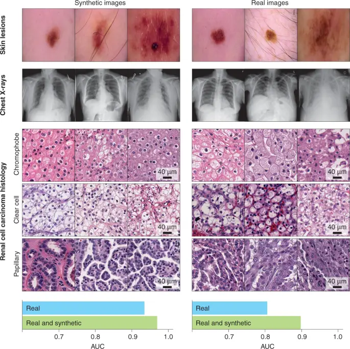 Synthetic and Real Data for Medicine and Healthcare