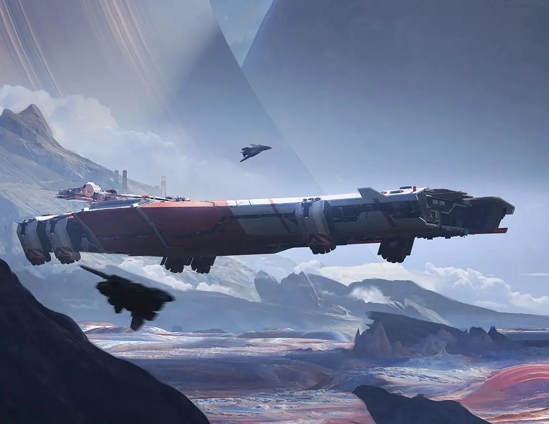 Well-trined space ship