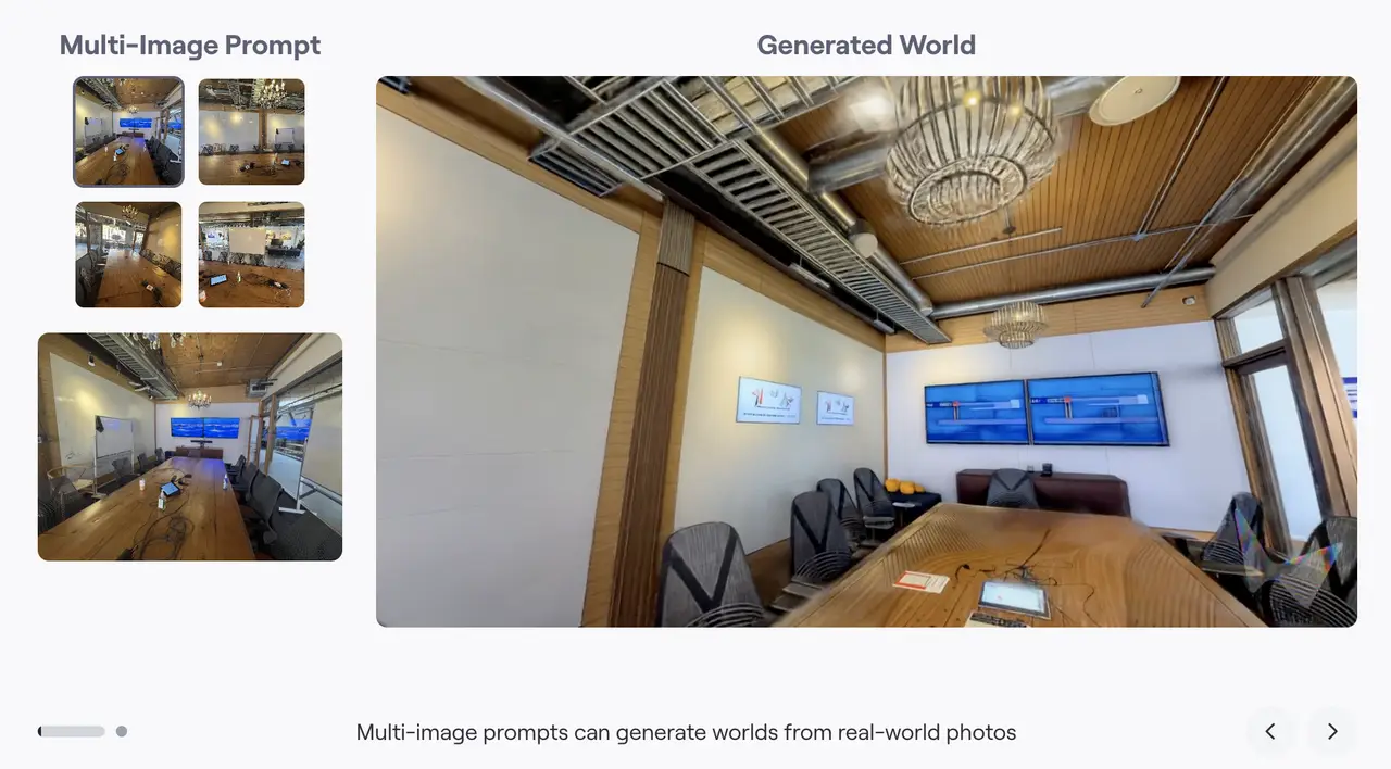 Multi-image prompts can turn real photos into full worlds
