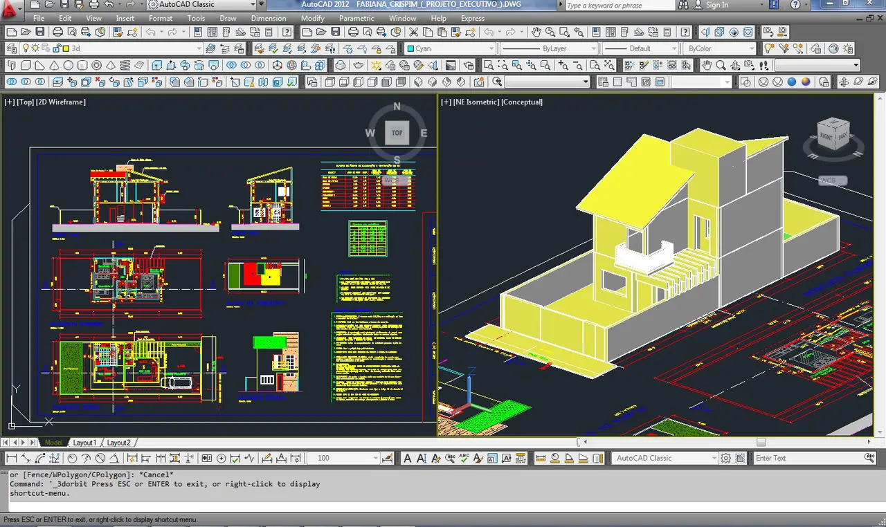 
    Traditional 2D to 3D CAD (2012)| Source: escolaensinomais.com
  