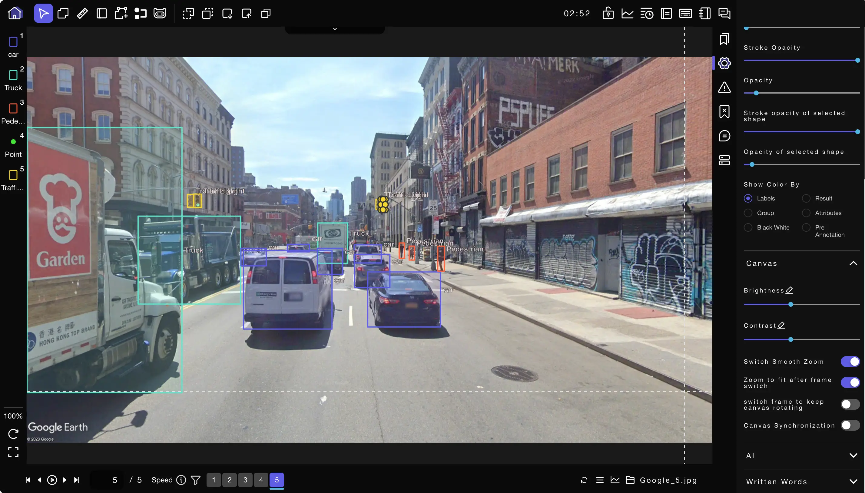 
    Abaka Forge Platform: Sample of 2D Data Annotation
  