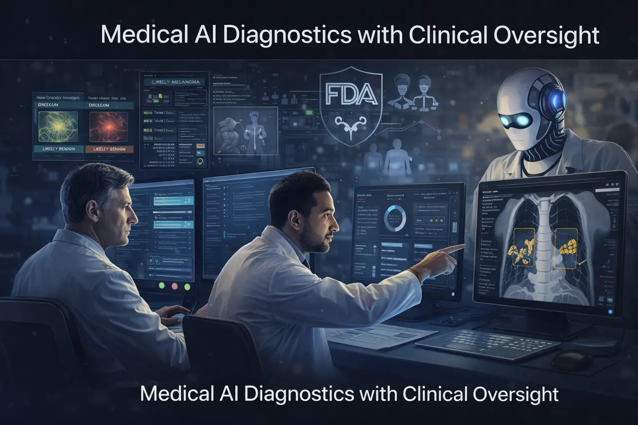 Medical AI diagnostics with Clinical Oversight
