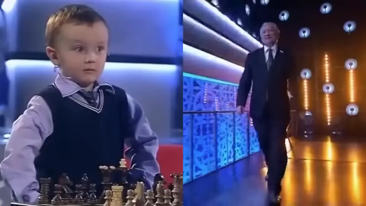 3-year-old chess prodigy was placed to play against the 12th World Chess Champion